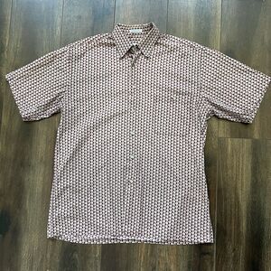 Burma Bibas Men's Button Up Shirt Size Medium 60 Singles Lawn 100% Cotton